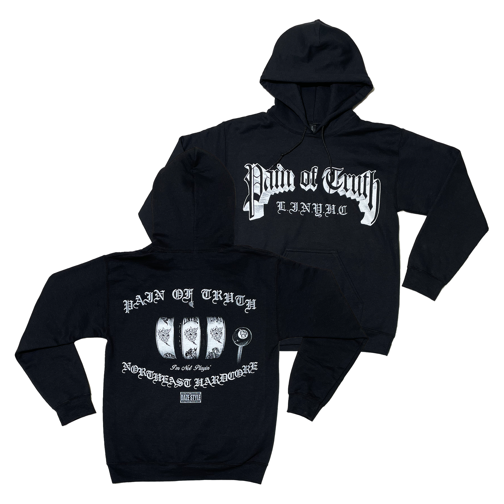 LINYHC Black Hoodie – Pain Of Truth