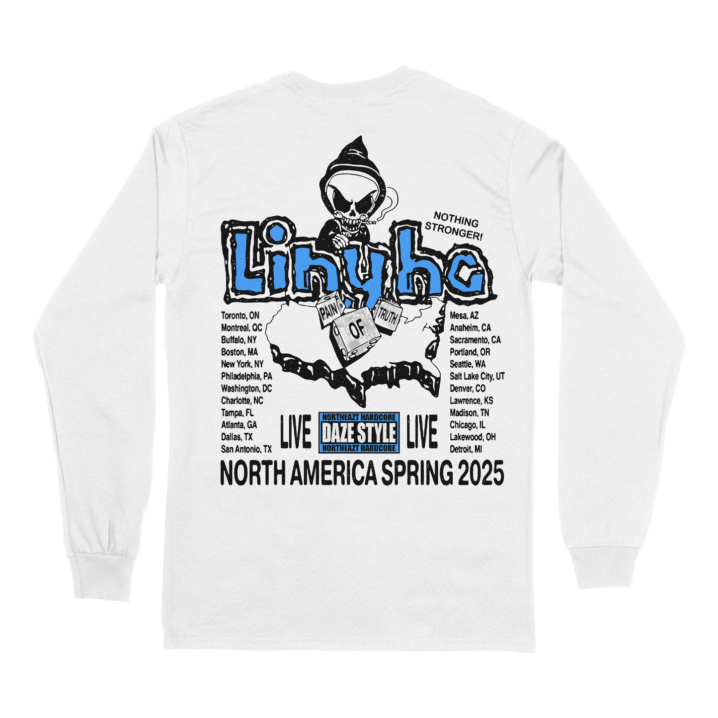 Blind White Long Sleeve