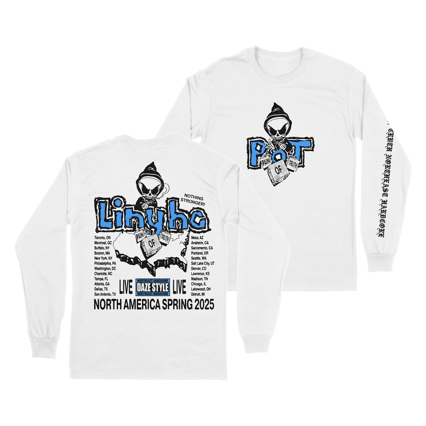 Blind White Long Sleeve