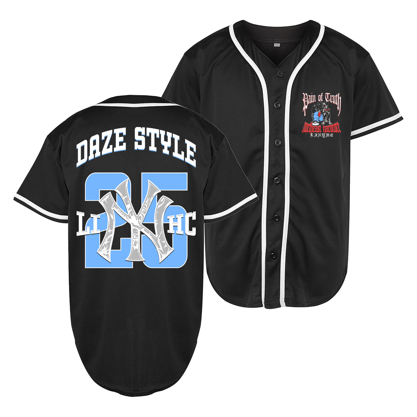 Northeast HC Black Baseball Jersey